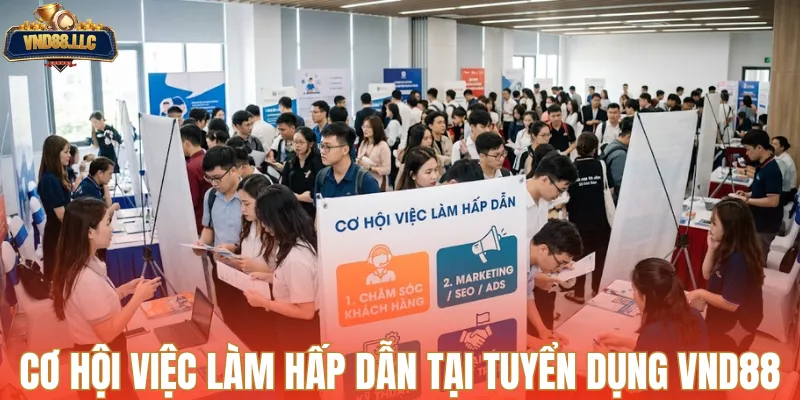 Cơ hội việc làm hấp dẫn tại tuyển dụng VND88